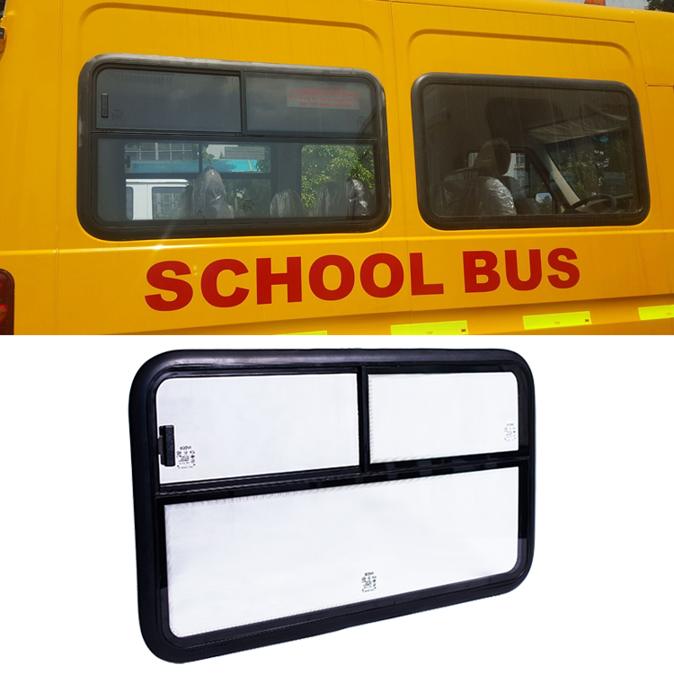 校车铝框滑动侧窗组件